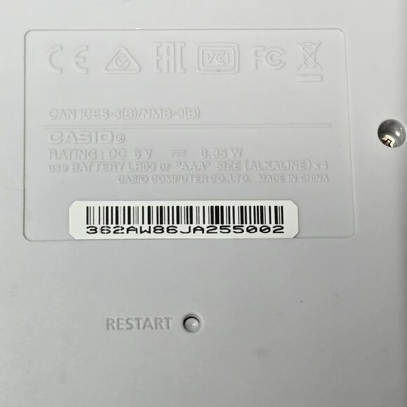 Casio FX - 9750GII Graphing Calculator Blue Front / White Back & Case - Picture 6 of 7